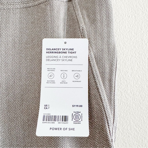 NWT Athleta Delancey Herringbone Tight - Picture 3 of 6
